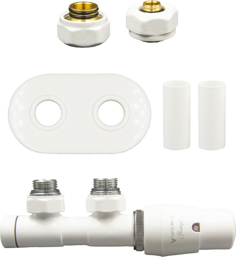 Variomter Twins All in One Right White Radiator Set s konektory na PEX