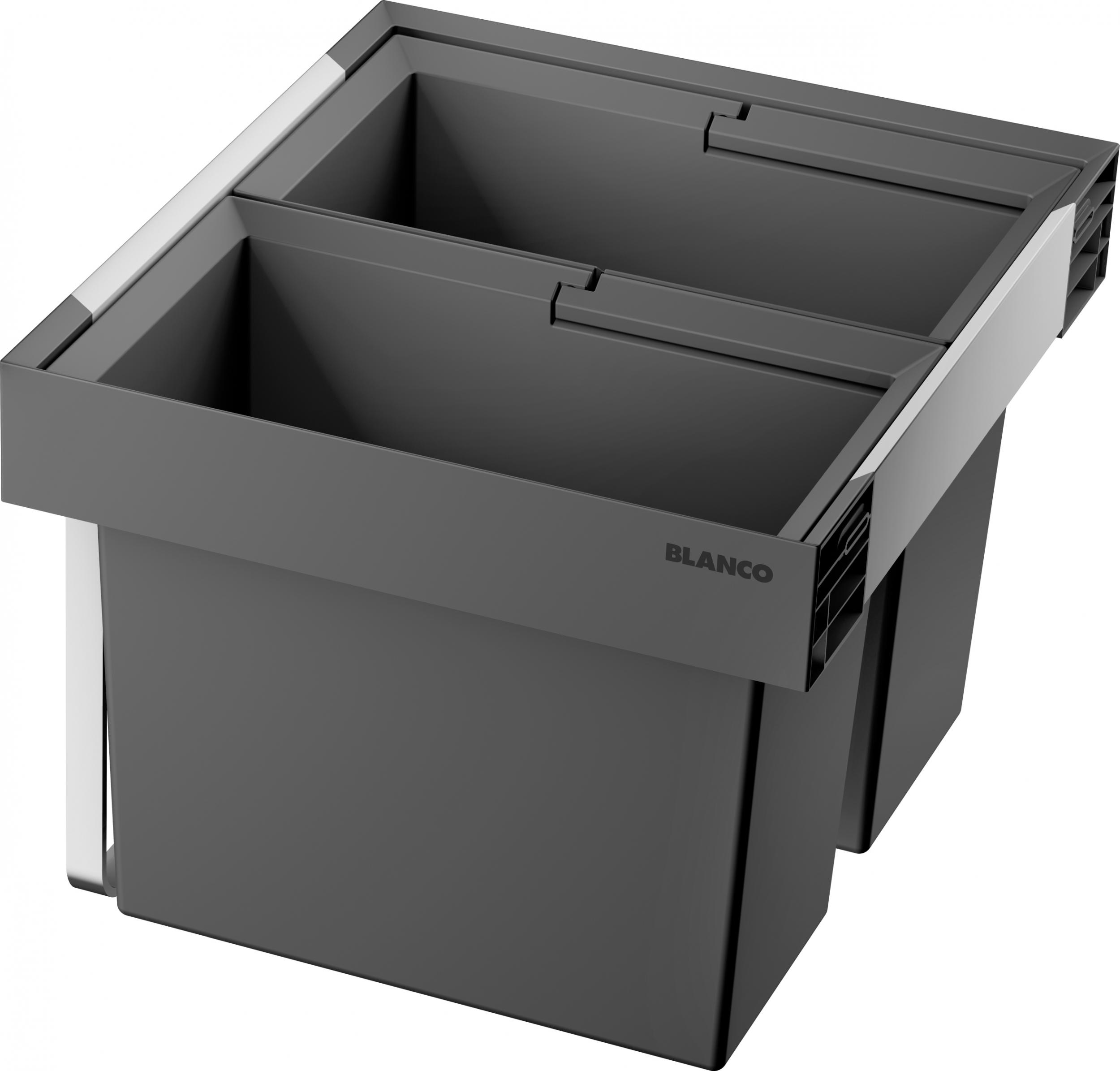 Blanco skříňový odpadkový koš, šedý (526641)