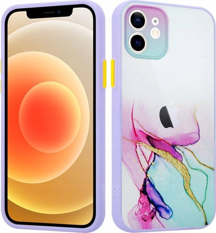 MAXXIMUS MX AQUARELLE IPHONE 12 PRO MINT-ROŽOVÁ / MINT-PINK