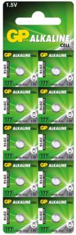 GP Battery Alkalické baterie MINI GP 177/G4/AG4/LR626/LR66 v blistru po 10 ks.