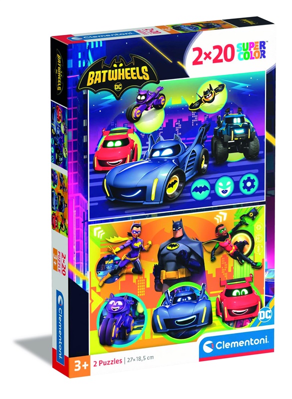 Delione Clementoni 2x20 BATWHEELS 24806, 27 cm x 19 cm