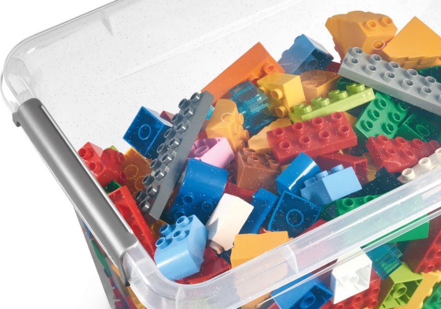 ORPLAST PLASTOVÁ NÁDOBA S VÍKEM A DRŽADLEM 6L