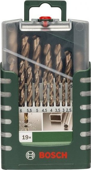 Bosch Sada vrtaček 19dílná. NA KOV HSS-CO DIN 338 1-10MM.