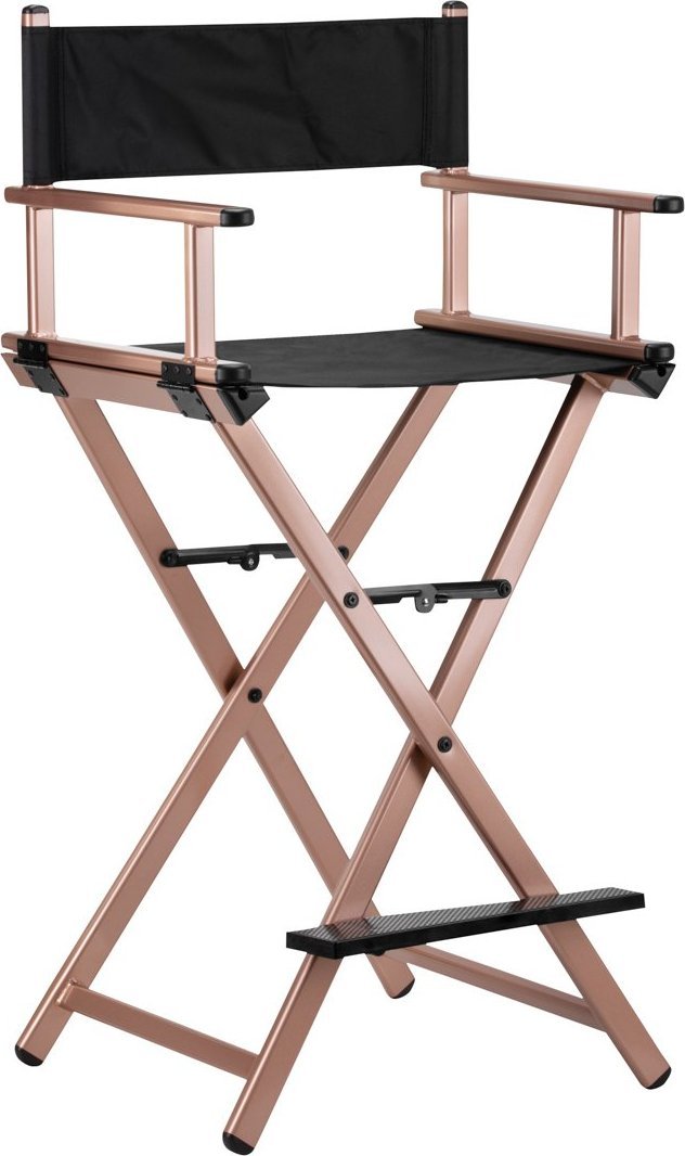 Makeupové křeslo Activeshop Alu, růžové zlato