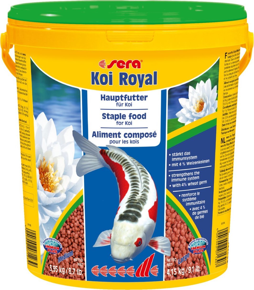 Sera Koi Royal Large 21 l, granule - základní krmivo pro Koi