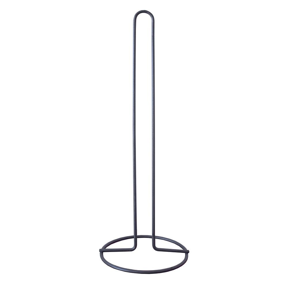 Stojan na toaletný papier 43x15x15 cm čierny