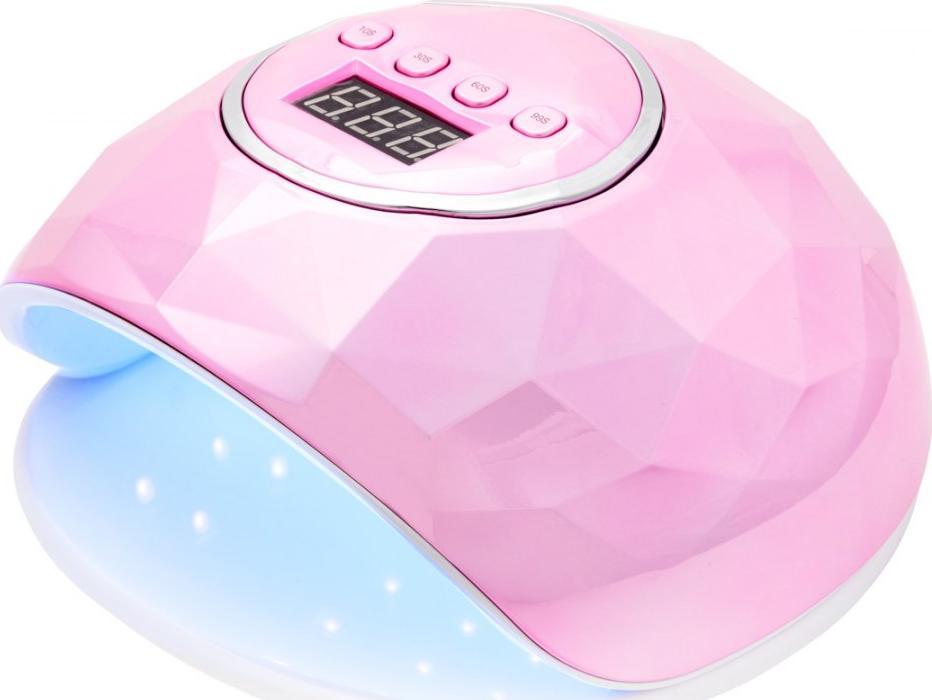 Activeshop Lampa na nehty UV LED LEMPA 86W RŮŽOVÁ PERLEŤ