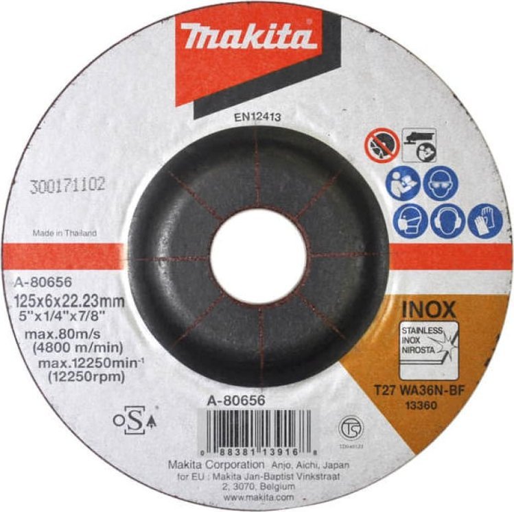 Makita FLEX SHIELD 27 125x6,0x22,2 A 36 N MAKITA - A-80656