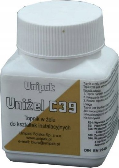 Spájkovací gél Unipak - UNIŻEL C-39 125g UNIPAK