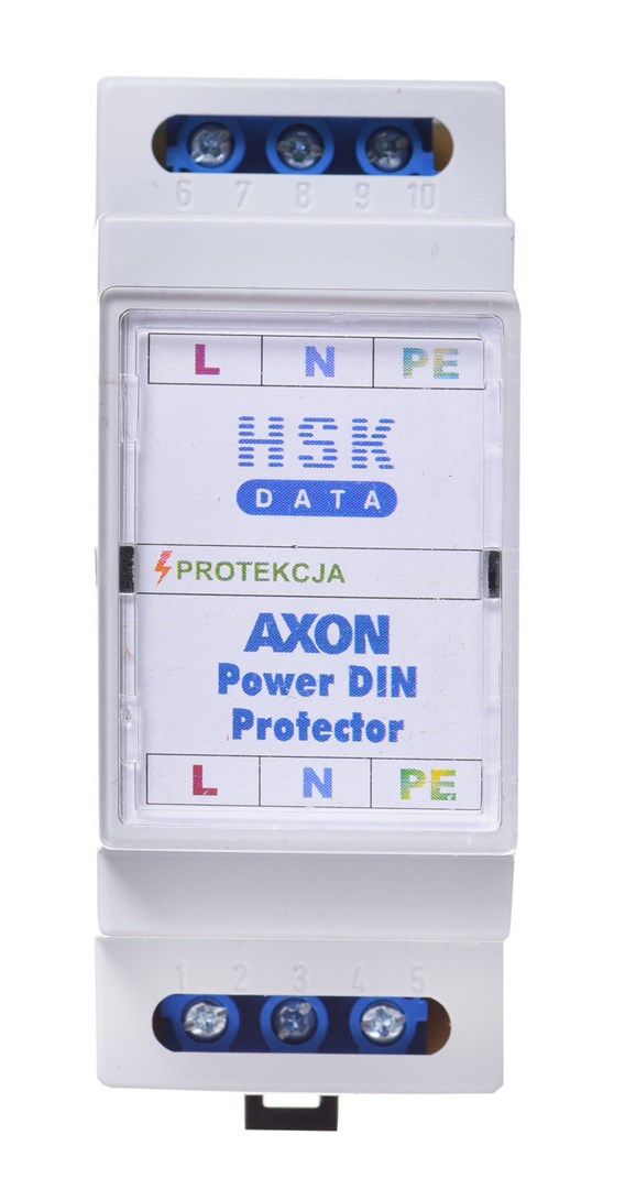 AXON [POWER DIN PROTECTOR] - PREPÄŤOVÁ OCHRANA PRE PRIEMYSELNÉ AUTOMATIZAČNÉ ZARIADENIA (VIACKANÁLOVÝ OCHRANNÝ SYSTÉM)