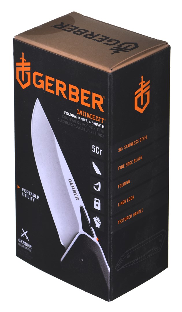 HUNTING KNIFE GERBER MOMENT FOLDER 31-0