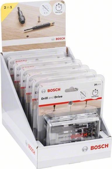 Bosch SADA BITŮ ŠROUBOVÁKŮ + VRTÁKY 20 KS.
