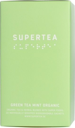 Teministeriet Teministeriet - Supertea Zelený čaj Máta BIO - Čaj 20 sáčků