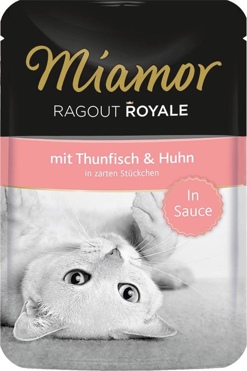 Miamor Royal ragú v omáčce Tuňák a kuřecí maso