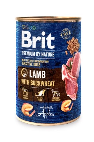 BRIT Premium by Nature Lamb with Pohanka - Mokré krmivo pro psy - 400 g