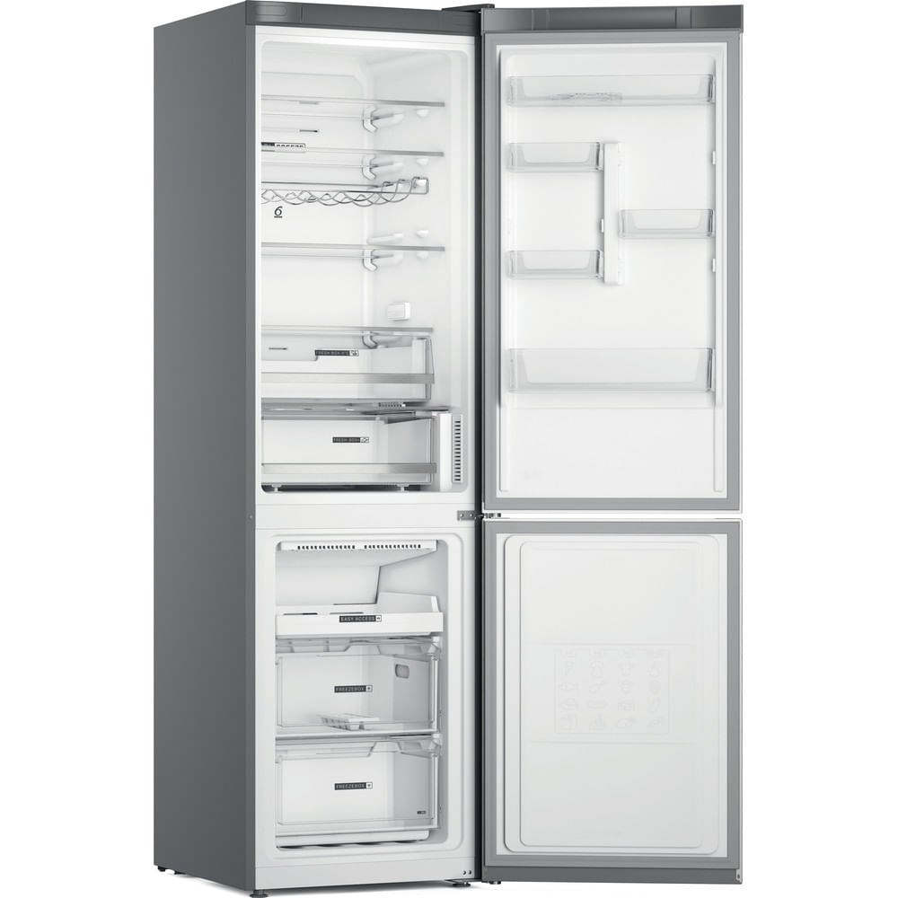 Whirlpool W7X 92O OX Stojací 367 l E Šedá