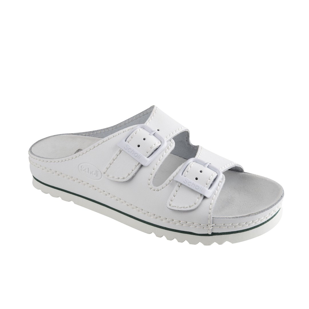 Scholl Air Bag - unisex sandals white  size 40