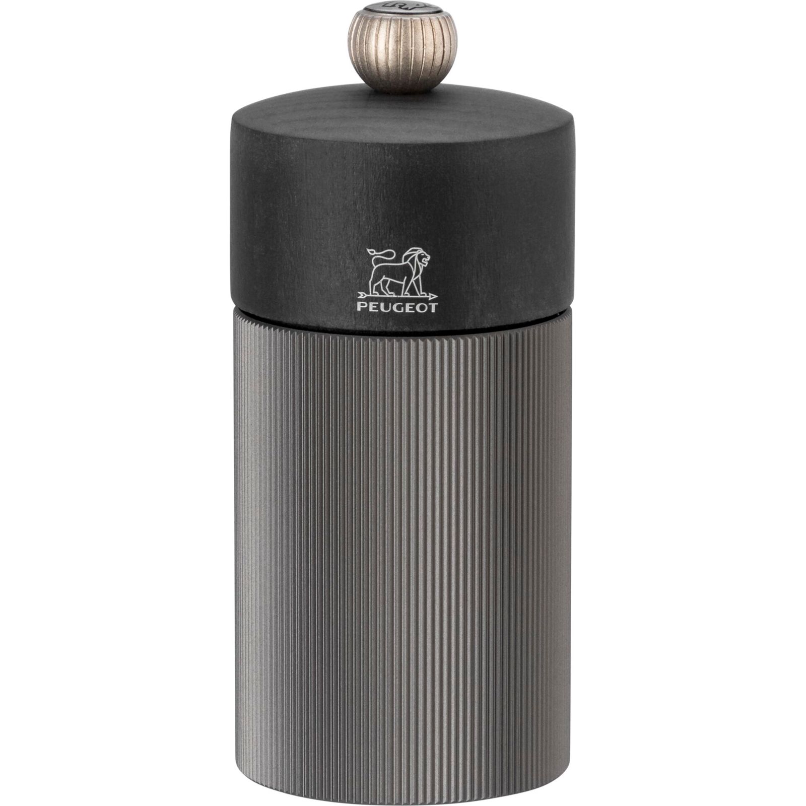Peugeot Line Holz/Aluminium Salzmühle 12 cm Graphit