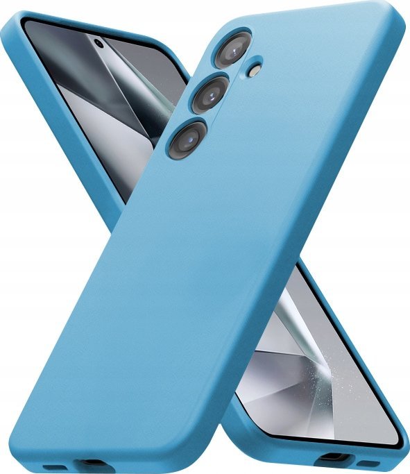 CRONG Barevný kryt pro Samsung Galaxy S24 modrý