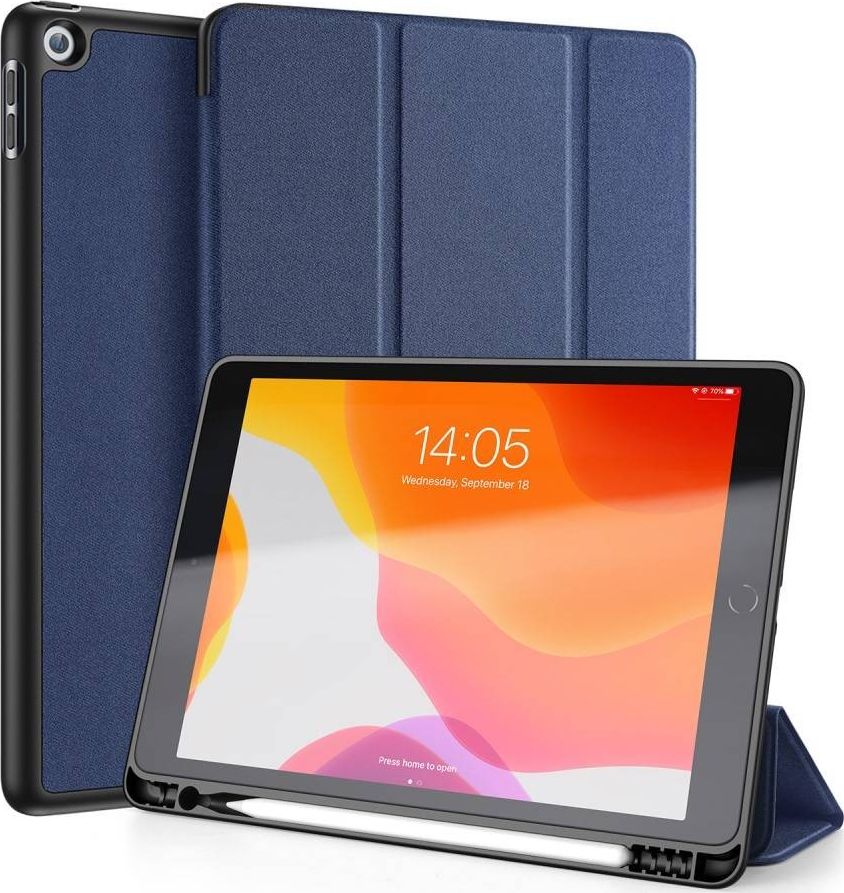 Dux Ducis pouzdro na tablet IPAD 7 10.2 Dux Ducis Domo Series pouzdro s chlopní, tmavě modrá
