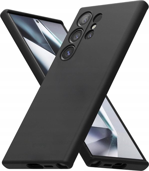 CRONG Barevný kryt Samsung Galaxy S24 Ultra černý