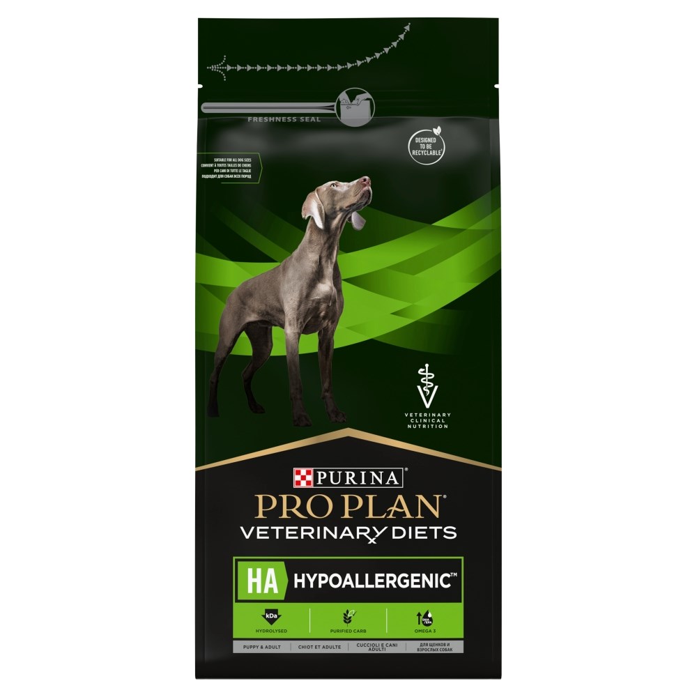 PURINA Pro Plan Veterinary Diets Canine Hypoallergenic - suché krmivo pro psy - 1 3kg