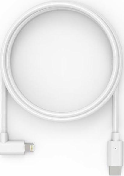 Compulocks 6FT USB-C Male to 90 Degree Lightning Charging Cable Right Angle - Kabel Lightning - 24 pin USB-C s piny (male) rovné do Lightning s piny (male) pravoúhlý - 1.83 m - bílá - pro Compulocks i