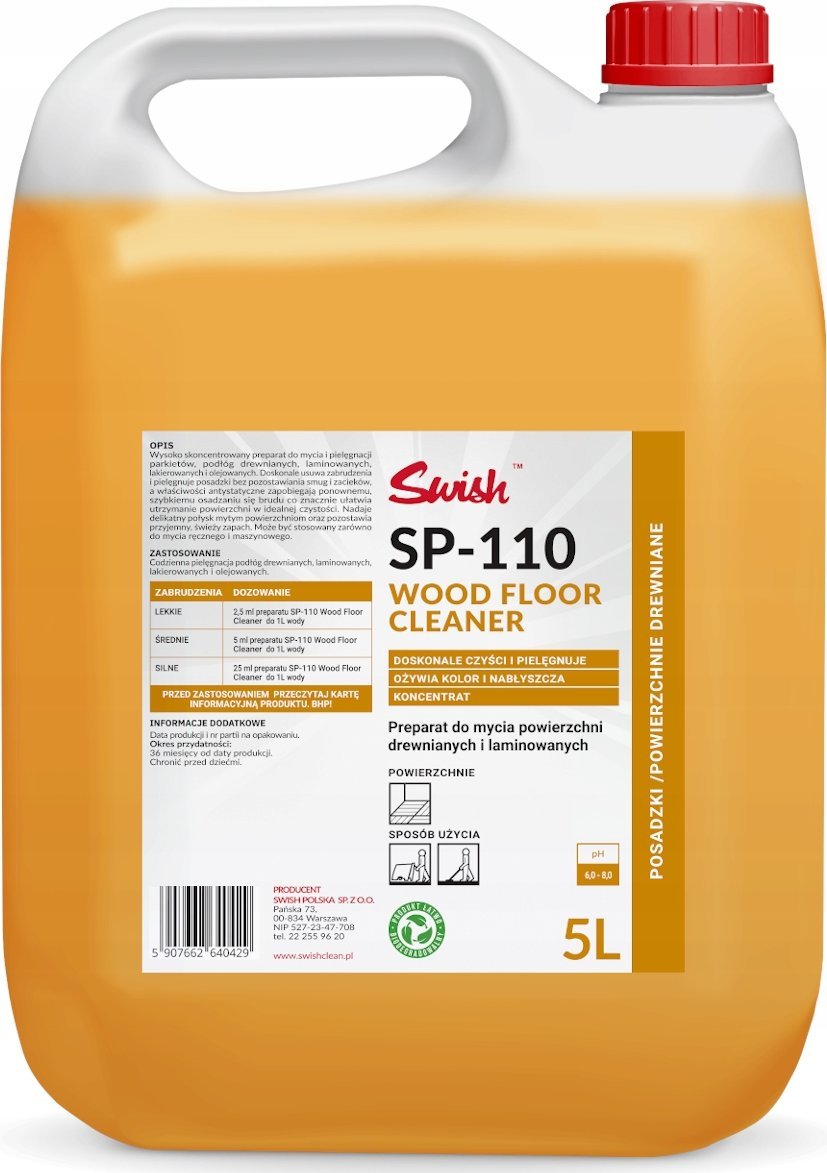Swish Swish SP-110 Čistič dřevěných podlah Čistič dřevěných podlah, koncentrát 5 l