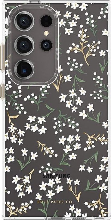 Papír na pušku Průhledný papír na pušku – pouzdro Samsung Galaxy S24 Ultra (Petite Fleurs)
