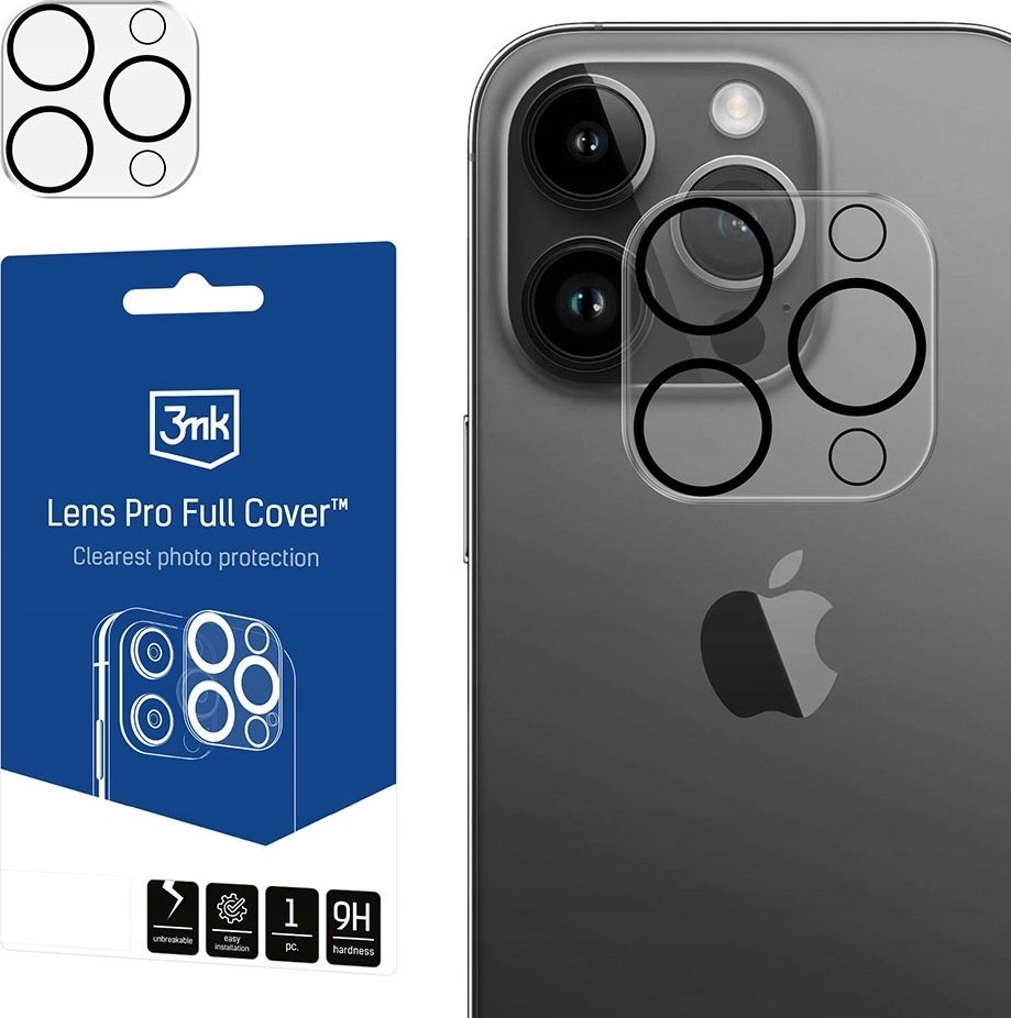 3mk ochrana kamery Lens Pro Full Cover pro Apple iPhone 14 Pro/14 Pro Max