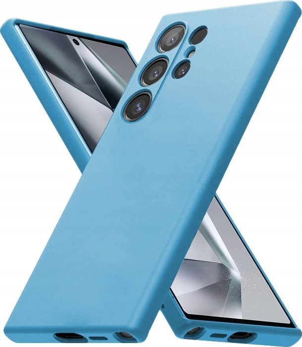 CRONG Barevný kryt pro Samsung Galaxy S24 Ultra modrý