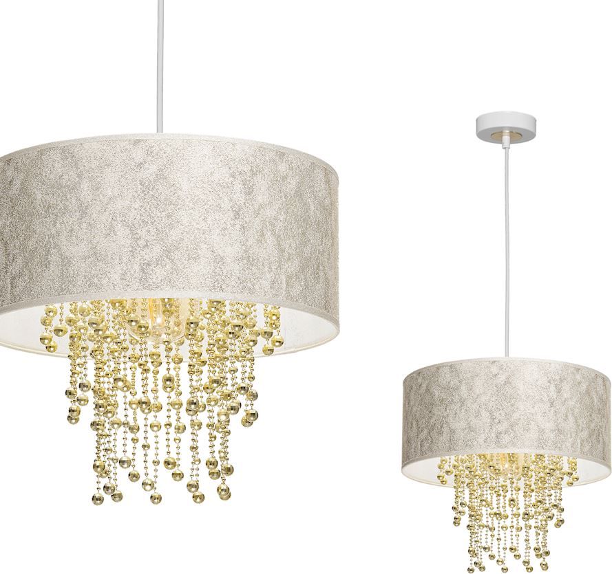 Závěsná lampa Milagro Glamour závěsná lampa LED Ready bílá Milagro MLP6446