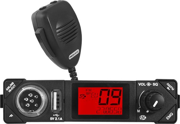 CB Radio President PS RÁDIO CB PRESIDENT BILL ASC AM/FM 12V+USB 2.1A NOVINKA.