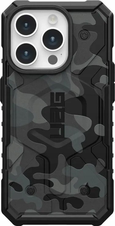 Pouzdro UAG  Pathfinder pro iPhone 15 Pro - černá kamufláž