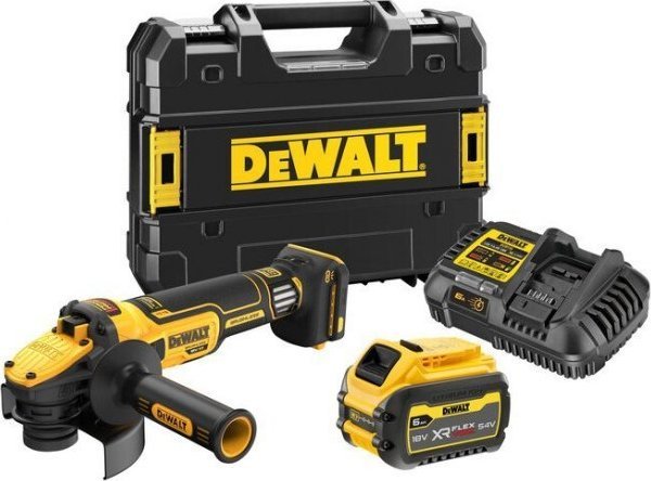 Dewaltova bruska AKUMULÁTOROVÁ ÚHLOVÁ BRUSKA 125 MM XR 18V 1*6,0AH T-STAK