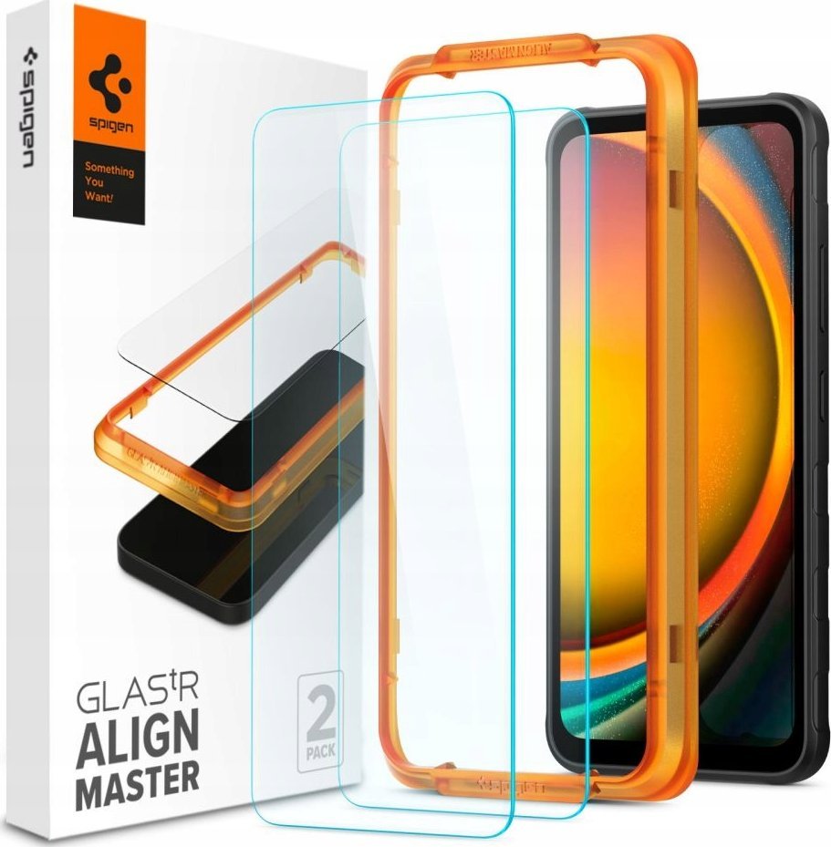 Spigen Spigen Glass tR AlignMaster 2 Pack – Samsung Galaxy Xcover 7