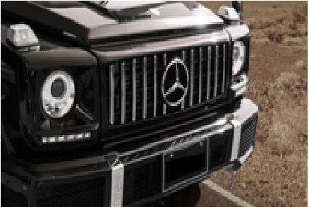 MTuning GRILL MERCEDES BENZ W463 G63 LOOK SHINY BLACK (90-18)