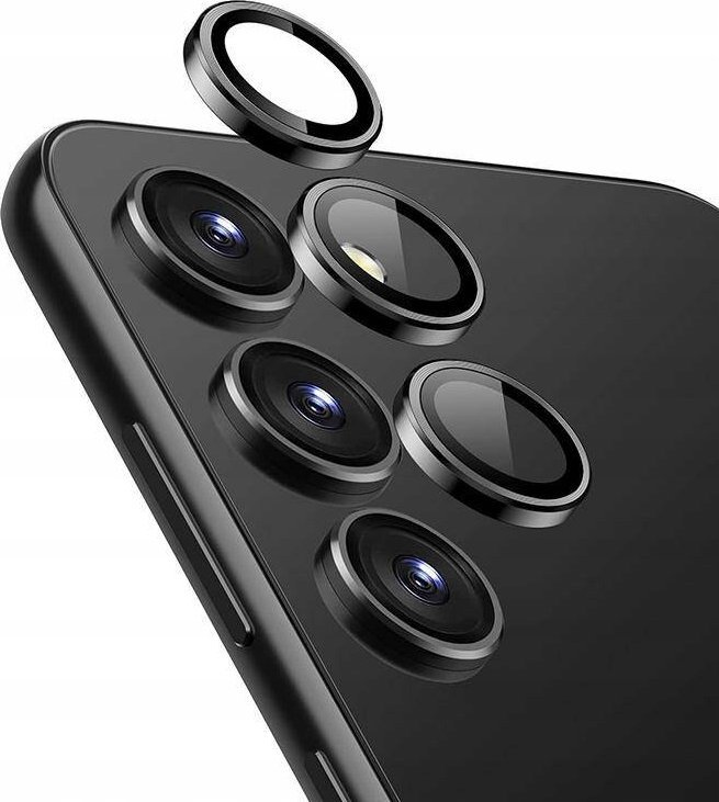 CRONG Tvrzené sklo pro Samsung Galaxy S24+, černé