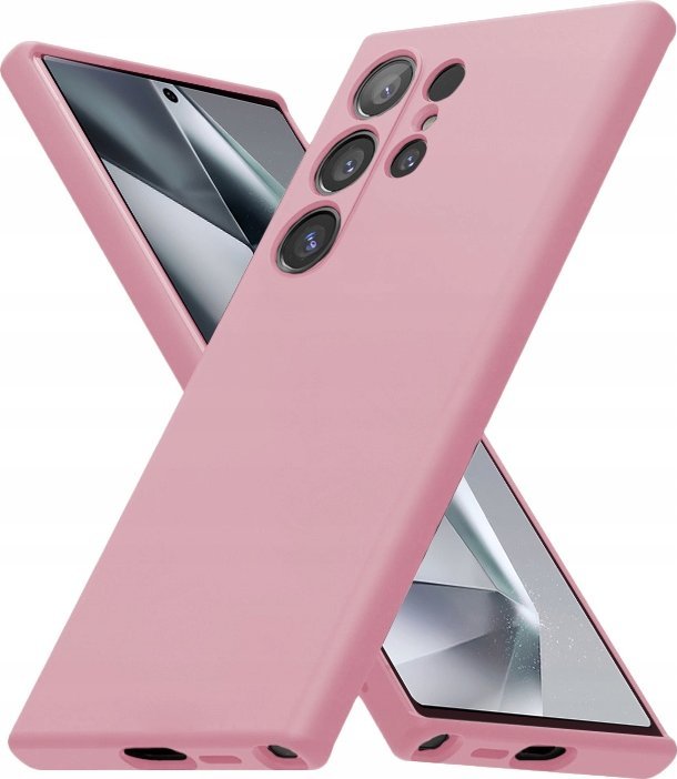 CRONG Barevný kryt pro Samsung Galaxy S24 Ultra růžový