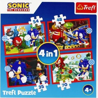 Trefl Sonic Adventures 4v1 Puzzle