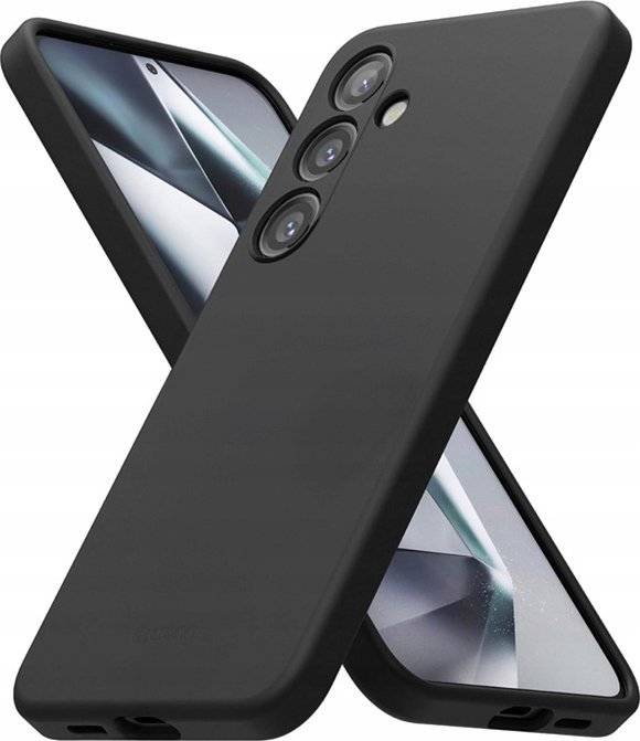 CRONG Barevný kryt Samsung Galaxy S24+ černý