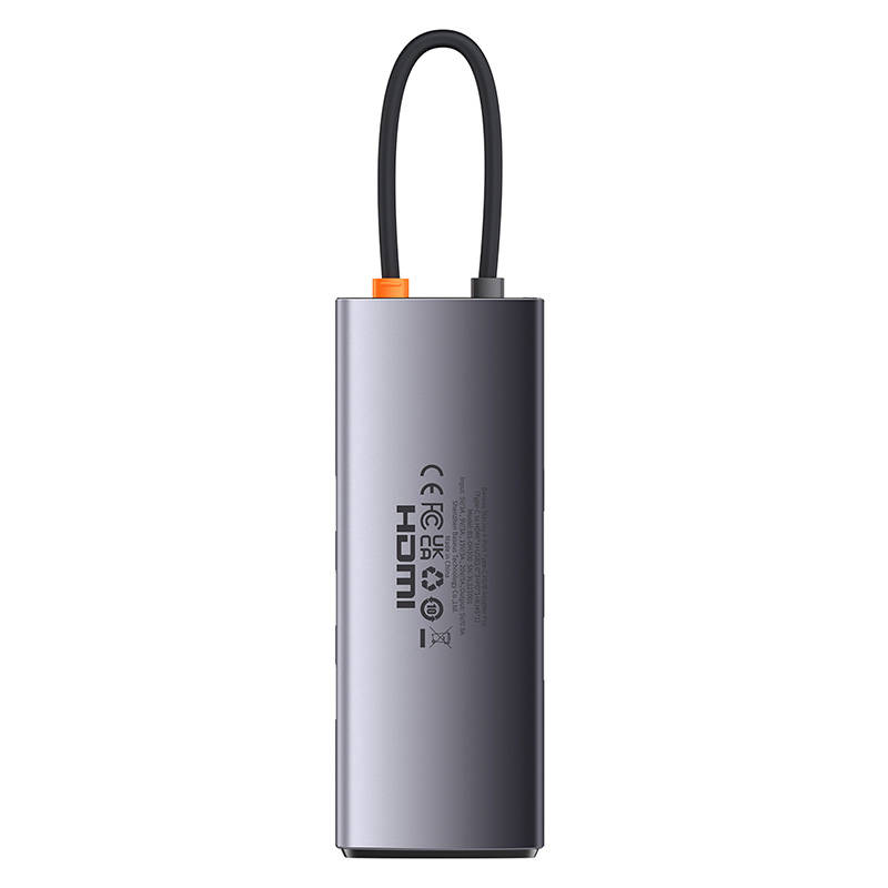 Rozbočovač 6v1 Baseus radu StarJoy, USB-C na 3x USB 3.0 + HDMI + USB-C PD + RJ45