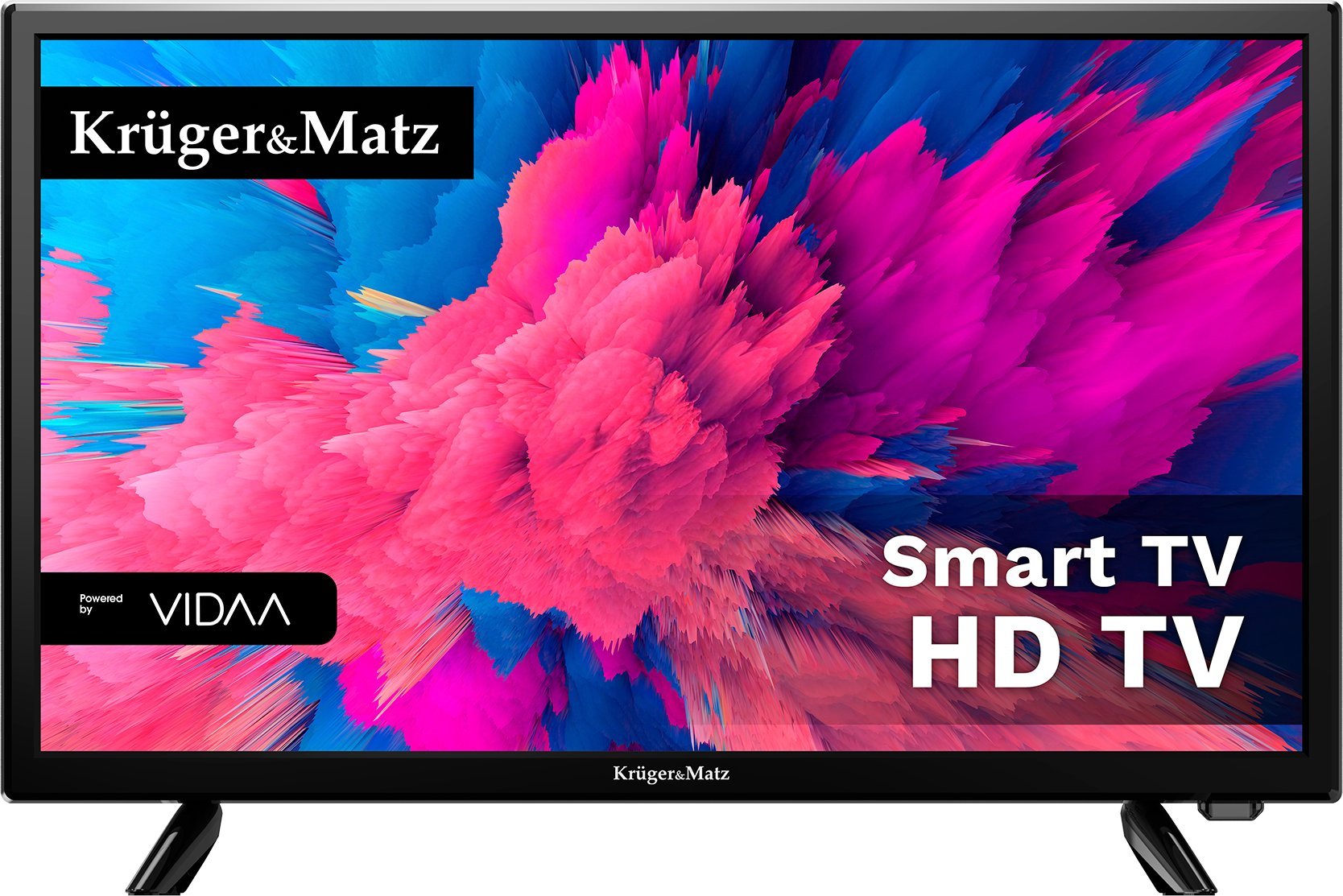 Kruger & Matz  24palcový Smart VIDAA DVB-T2 televizor