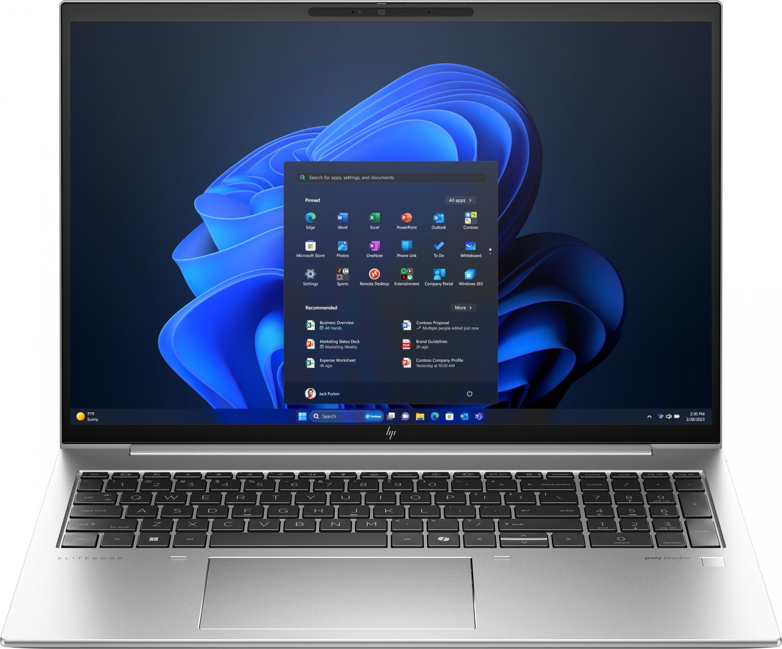 Notebook HP EliteBook 860 16  G11, Intel Core Ultra 5 125U, 40,6 cm (16 ), WUXGA, 16 GB DDR5-SDRAM, 512 GB SSD, Wi-Fi 6E (802.11ax), Windows 11 Pro, stříbrný
