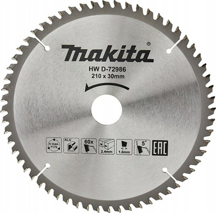 Makita Kotoučová pila na hliník 210x30x60z Economy