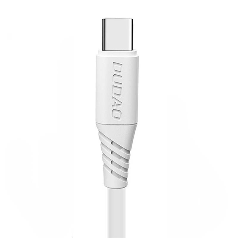 Dudao USB-A USB kábel-USB-C 2 M White (6970379614785)