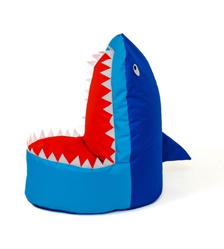 Sako taška do pytle Shark navy blue XXL 100 x 60 cm