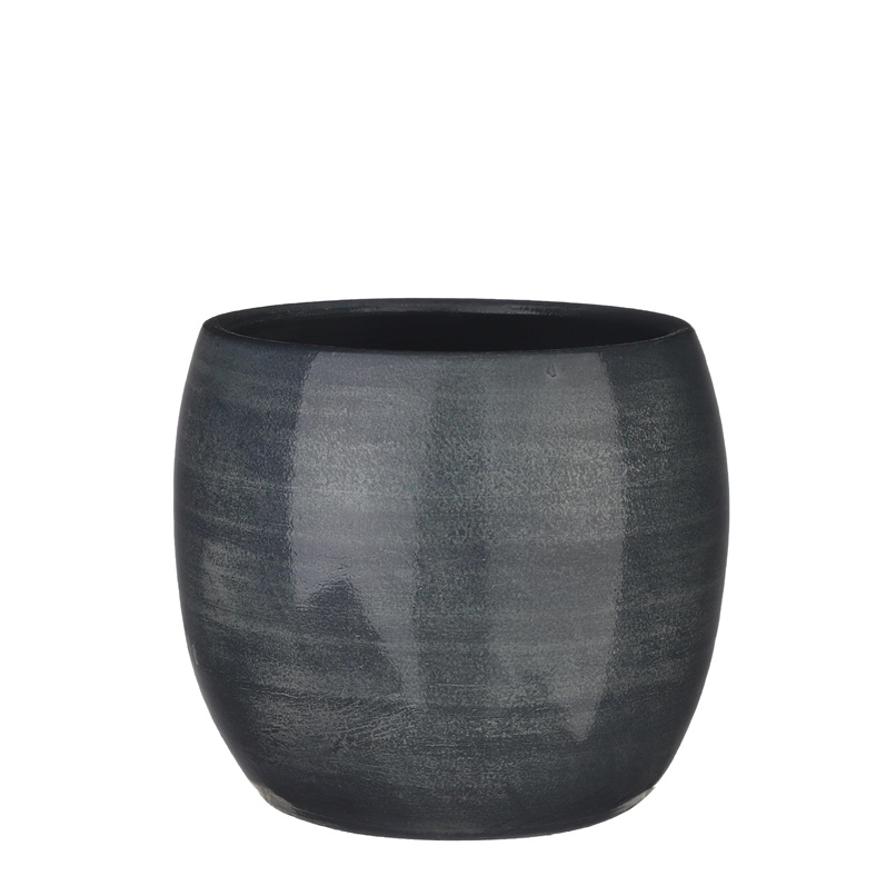 Hrniec Mica Lester, keramika, O 24 cm, tmavomodrý