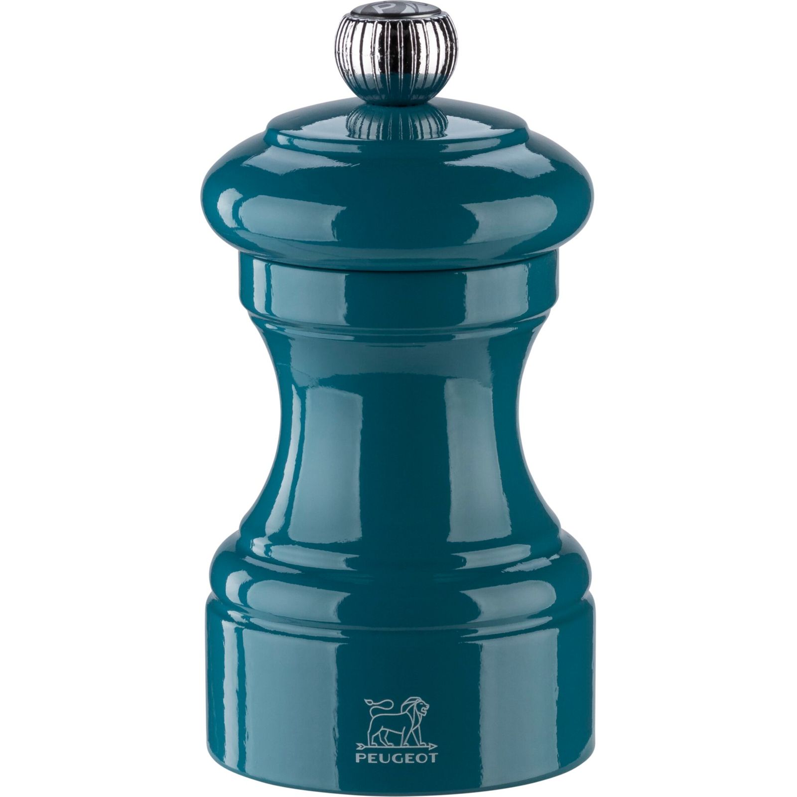 Peugeot Bistro Pfeffermühle 10 cm Pazifikblau lackiert Holz