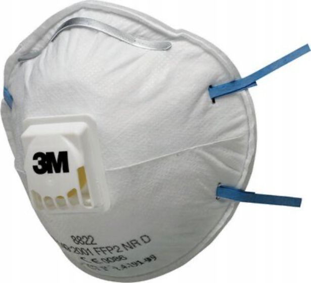 3M Ochranná polomaska s ventilkem 3M 8822 FFP2/10 ks. (3M8822FFP2)